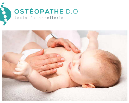 Ostéopathie pour bébé ; Louis delhotellerie intervient dès la naissance